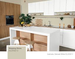We painted our kitchen cabinets as part of our recent kitchen makeover (which you we wanted a kitchen with a modern look, something sleek and simple. Dulux Kitchen Paint Colours