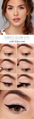 simple glam eye makeup tutorial lulus