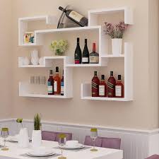 Modern Wine Rack Shelf Floating Wine