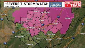 The national weather service warned of the. Severe Thunderstorm Watch In Effect This Afternoon Wchs