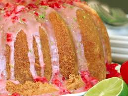 cherry pound cake with lime soda the
