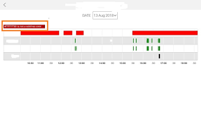 Google Time Date Chart Color Display In Android Webview