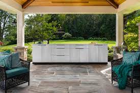 stainless steel outdoor kitchens at