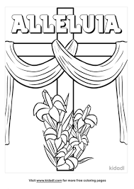 This bury the alleluia coloring page gives you all the festive and ornate qualities of the alleluias last breath before lent begins, with an infusion of the ancient and the liturgical. Alleluia Coloring Pages Free Bible Coloring Pages Kidadl
