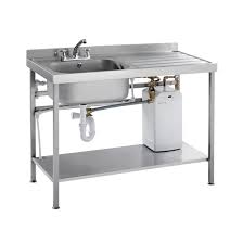 fully embled sink right hand drainer