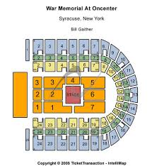 War Memorial At Oncenter Tickets And War Memorial At