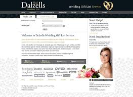 Dalzells Online Wedding Gift List Service Dalzells Blog