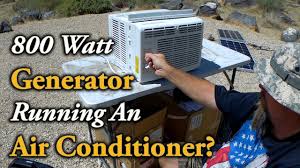 will an 800 watt generator run an air