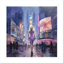 Lavender Woman In Nyc Taylor Swift