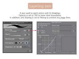 pen settings for anime art in any style