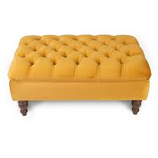 Nola Chesterfield Upholstered Footstool