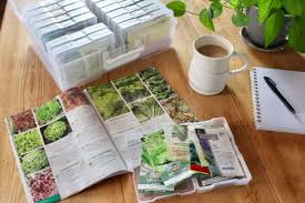 organize garden seeds