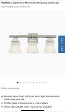 Free shipping on orders over $39. Portfolio Nickel Vanity Lighting Wall Fixtures For Sale In Stock Ebay