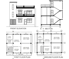 South Facing House Plan Autocad File