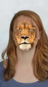 lion face lens by gl snapchat lenses