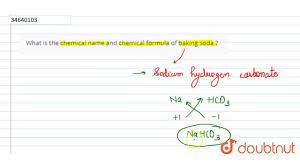 chemical formula of baking soda