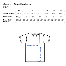 47 Detailed American Apparel T Shirts Size Chart