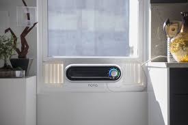 The air conditioner is just 13 inches wide and 12 inches tall, but it can cool down a room up to 150 square feet. Sleek Connected Air Conditioners Window Air Conditioner
