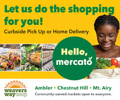 home delivery and curbside pickup with