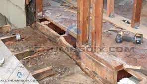Rotted Rim Joist And Sill Plates