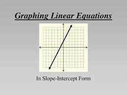 Ppt Graphing Linear Equations