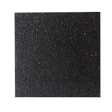 Rubber Tile Black 300mm Homebase