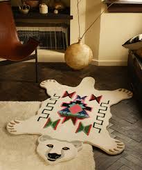 kasbah polar bear rug large doing goods