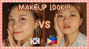 korean vs filipino makeup using kbeauty