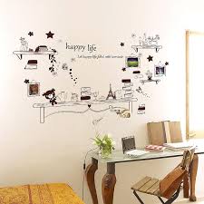 happy life picture frame photo wall