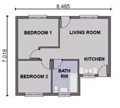 Simple Two Bedroom House Plans In Kenya