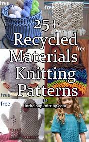 knitting patterns using recycled