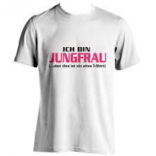 Ich bin Jungfrau - T-Shirt selbst gestalten + drucken /// Im-Shirt.de