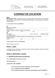contrat de location pdf par michael