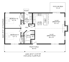 House Plan 51429 Ranch Style With