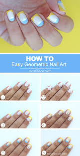 easy nail art tutorial cyprus inspired