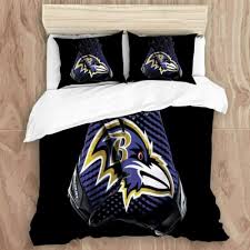 Baltimore Ravens Bedding Set 3pcs Duvet
