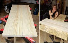 Butcher Block Coffee Table Diy By