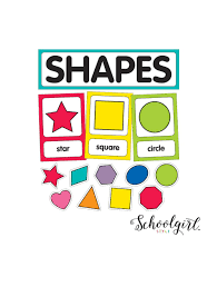 If you want to get an early start on this concept, you could even use these with. Schoolgirl Style Shape Cards Mini Bulletin Board