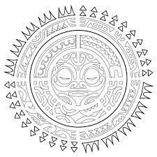 Tatouage Polynesien : Le soleil - Inspiration / Idées de Tatouages Mandalas