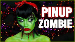 vine pinup zombie halloween makeup