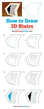 A drawing board and pencils is all you need. How To Draw 3d Stairs Really Easy Drawing Tutorial Drawing Tutorial Easy 3d Art Drawing 3d Drawings