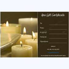 12 Best Spa And Saloon Gift Certificate Templates Images