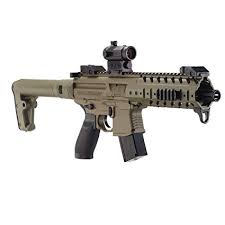 Sig Sauer Mpx 177 Cal Co2 Powered Sig20r Red Dot Air Rifle 30 Rounds Flat Dark Earth