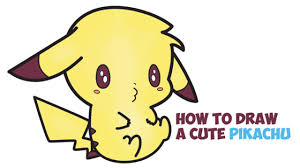 adorable pikachu kawaii chibi easy