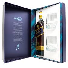 johnnie walker blue label giftset with
