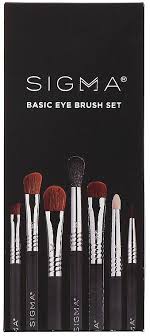 sigma beauty basic eye brush set set