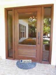 Contemporary Wood Doors With Glass