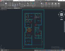 cad 2d floor plan architecture drawing