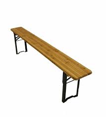 2 Meter Wooden Benches Folding Legs