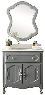 Victorian bathroom vanity bathrooms design modern country. 34knoxville Victorian Shabby Chic Gray Bathroom Vanity Mirror Gd1533ckmir